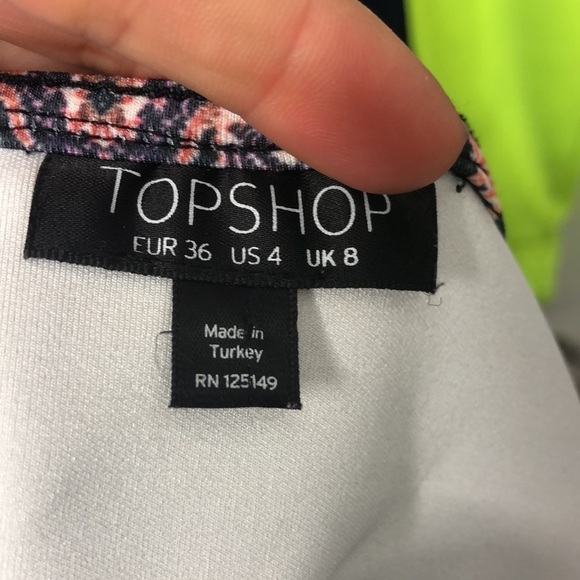 Topshop Spaghetti Strip Bodcon Dress 4 - Picture 6 of 7